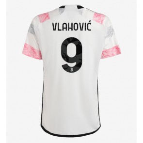 Juventus Dusan Vlahovic #9 Bortatröja 2023-24 Kortärmad